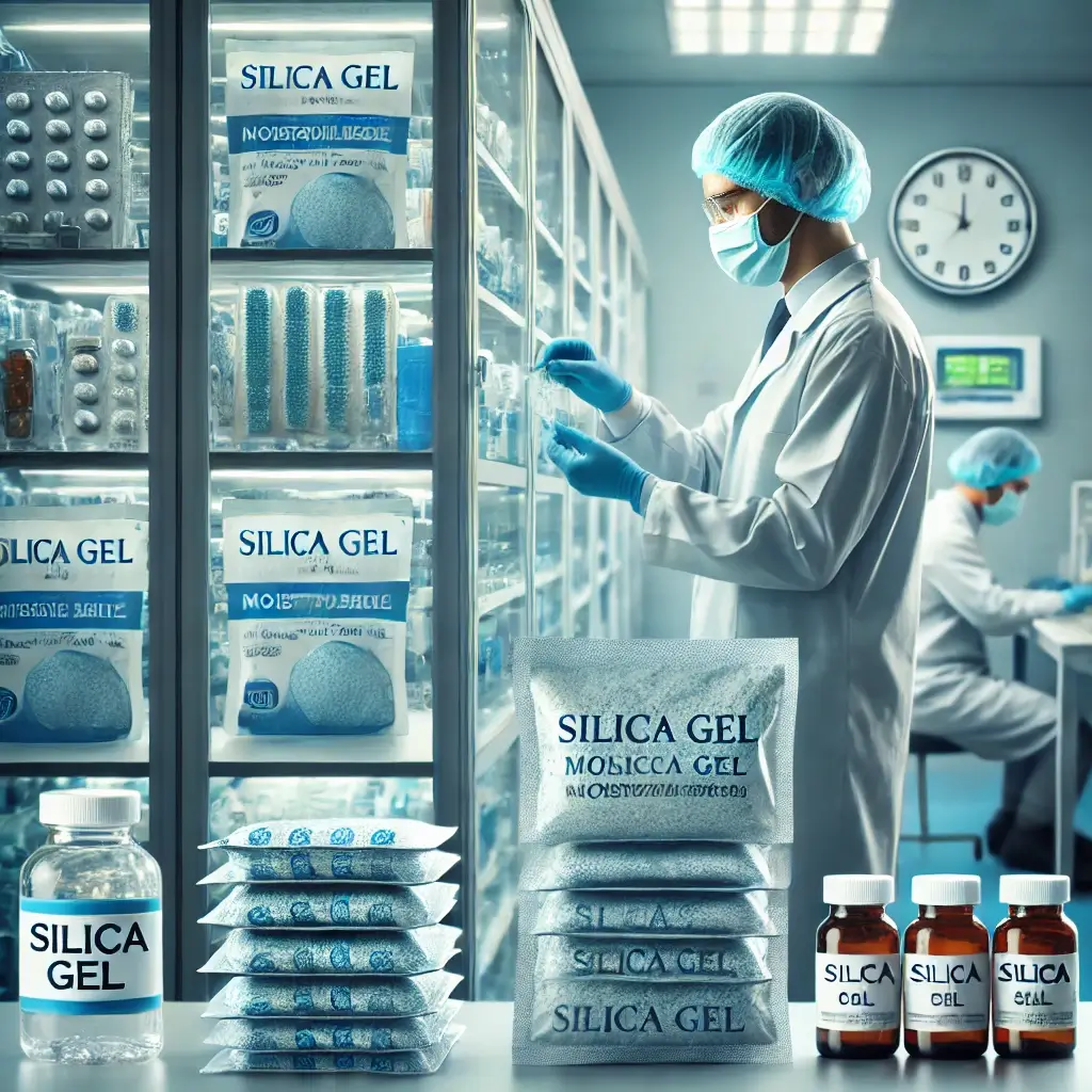 Pharmaceuticals Silica Gel use for protecting products